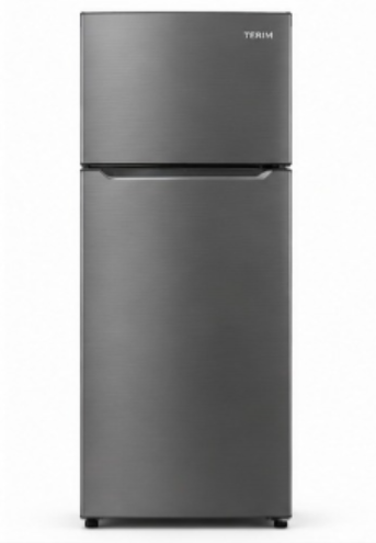 TERIM 470L Gross / 338L Net Top Mount Double Door Refrigerator with No Frost & Inverter Compressor – Silver | TERR470SS - Teq Souq