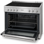 Load image into Gallery viewer, TERIM 90x60cm 5 Ceramic Hob Electric Cooking Range with 9 Oven Functions &amp; Turbo Fan – Stainless Steel | TERVC96ST - Teq Souq