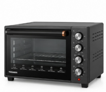 TOSHIBA 40L 1800W Electric Toaster Oven with Convection, Rotisserie & Double Glass Door – Grey | TL-MC40EZF(GR) - Teq Souq