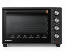 TOSHIBA 40L 1800W Electric Toaster Oven with Convection, Rotisserie & Double Glass Door – Grey | TL-MC40EZF(GR) - Teq Souq