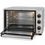 Load image into Gallery viewer, BLACK+DECKER 62L 2000W Electric Oven with Convection, Rotisserie &amp; Double Glass Door – Silver | TRO62RDG-B5 - Teq Souq