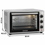Load image into Gallery viewer, BLACK+DECKER 62L 2000W Electric Oven with Convection, Rotisserie &amp; Double Glass Door – Silver | TRO62RDG-B5 - Teq Souq
