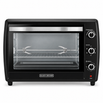 Load image into Gallery viewer, BLACK+DECKER 66L 2200W Electric Toaster Oven with Double Glass, Convection &amp; Rotisserie – Black | TRO70RDG-B5 - Teq Souq