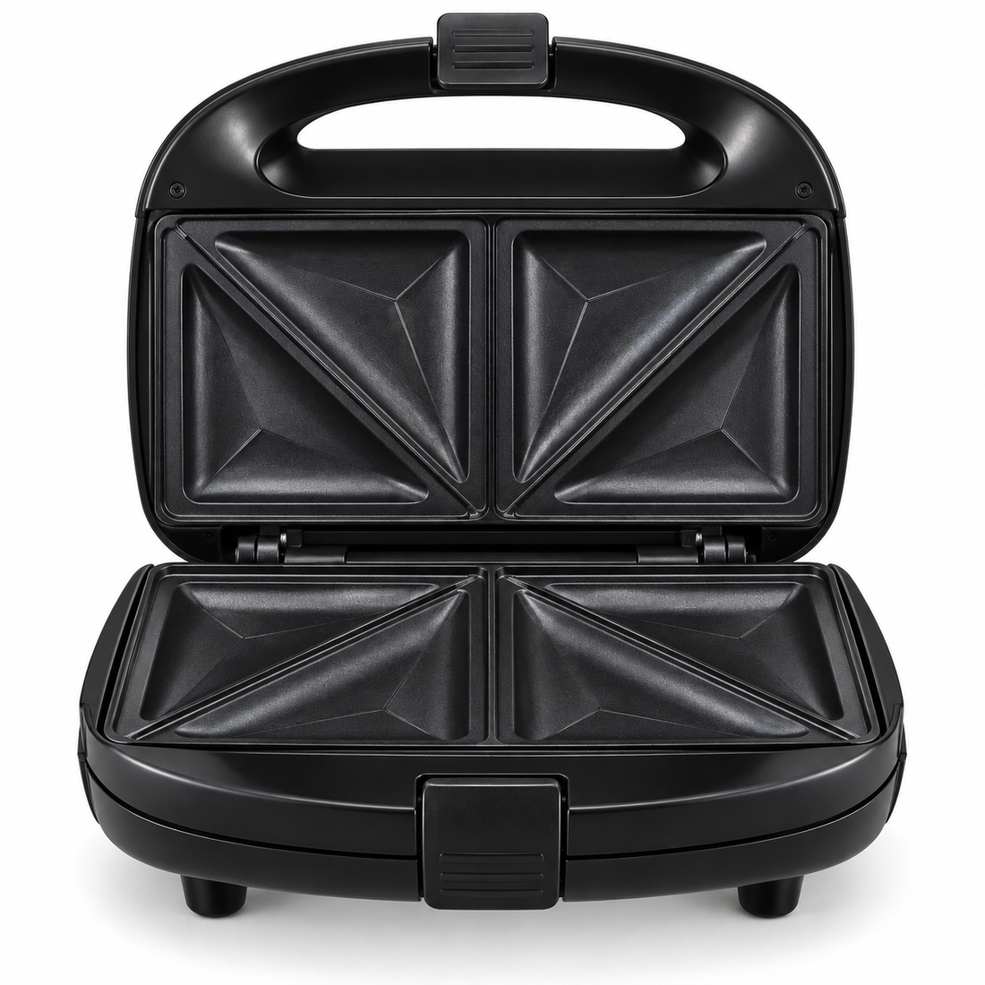 BLACK+DECKER 600W 2-Slice Non-Stick Sandwich Maker – Black | TS1000-B5 - Teq Souq