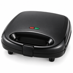 Load image into Gallery viewer, BLACK+DECKER 600W 2-Slice Non-Stick Sandwich Maker – Black | TS1000-B5 - Teq Souq
