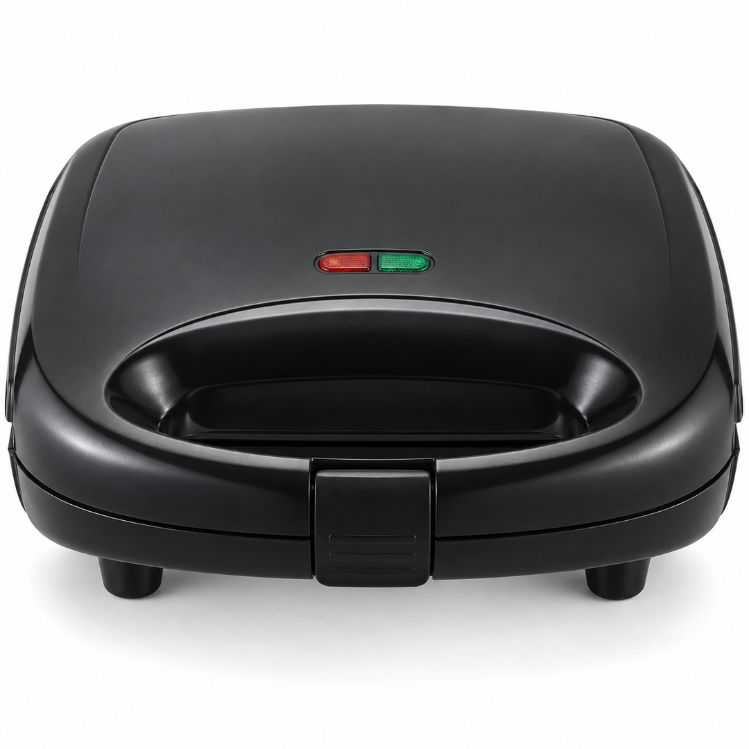 BLACK+DECKER 600W 2-Slice Non-Stick Sandwich Maker – Black | TS1000-B5 - Teq Souq