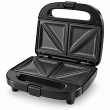 BLACK+DECKER 3-in-1 Sandwich, Grill & Waffle Maker, 780W, Interchangeable Non-Stick Plates, Black/Silver – TS2130-B5 - Teq Souq