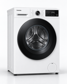 Toshiba 8kg Fully Automatic Front Load Washing Machine, 1400 RPM, Inverter, Steam, White – TW-BL90A4B(WK) - Teq Souq