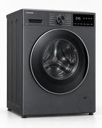 Load image into Gallery viewer, Toshiba 8kg Fully Automatic Front Load Washing Machine, 1400 RPM, Origin Inverter, Steam, Morandi Grey – TW-T21BU90UWB(MG) - Teq Souq