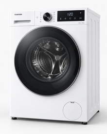 Toshiba 12kg Washer / 8kg Dryer, Fully Automatic Front Load, 1400 RPM, GreatWaves, Steam, Wi-Fi, White – TWD-BM130GF4B(WS) - Teq Souq