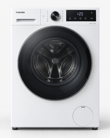 Toshiba 12kg Washer / 8kg Dryer, Fully Automatic Front Load, 1400 RPM, GreatWaves, Steam, Wi-Fi, White – TWD-BM130GF4B(WS) - Teq Souq