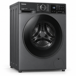 Load image into Gallery viewer, Toshiba 9.5kg Washer / 7kg Dryer, Front Load, 1400 RPM, AI Smart, Steam, Inverter, Morandi Grey – TWD-T25BZU105MWA(MG) - Teq Souq