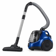 Samsung 1800W Bagless Canister Vacuum Cleaner, 2L, Cyclone Force Anti-Tangle, Vitality Blue – VC18M2120SB - Teq Souq