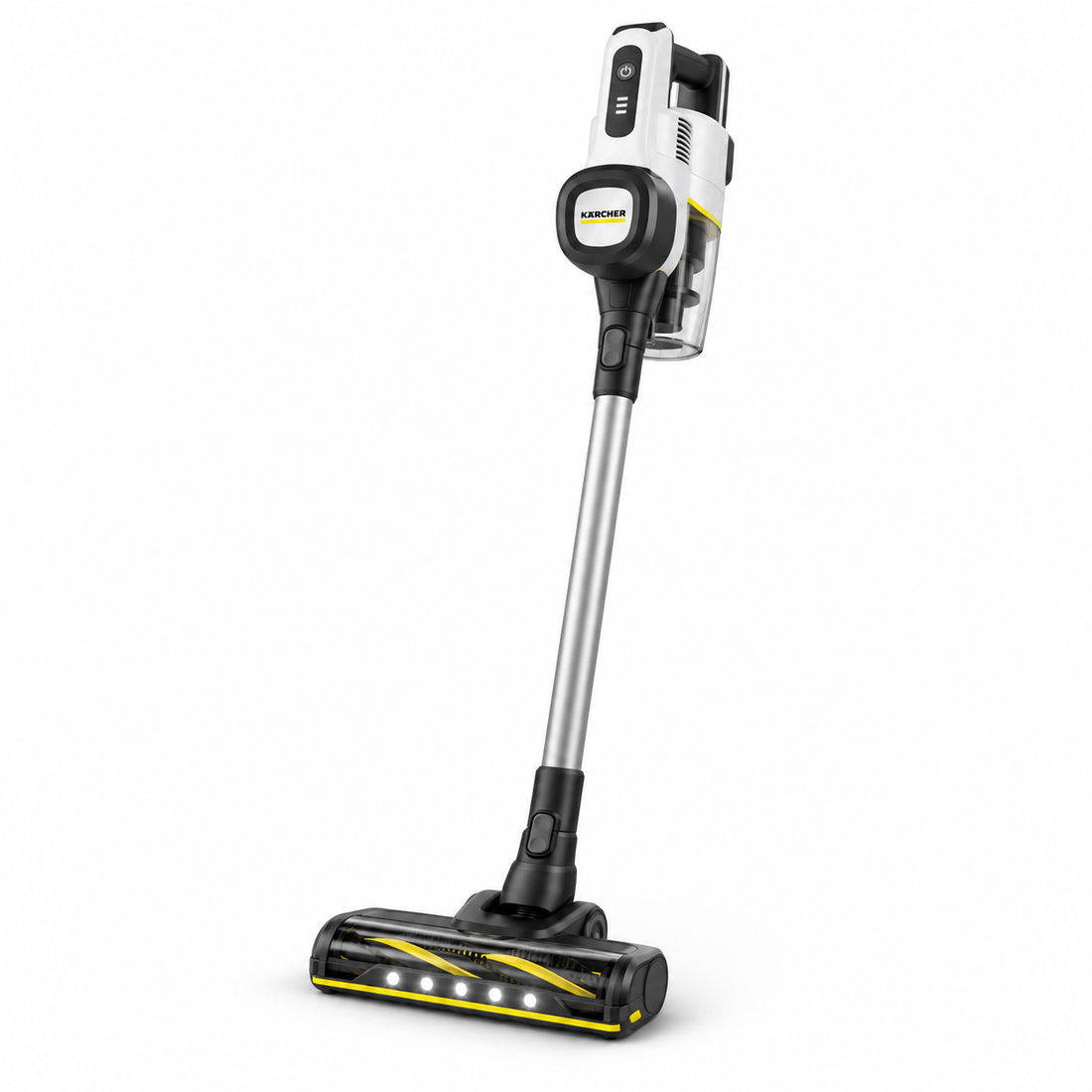 Kärcher VC 6 Cordless Stick Vacuum Cleaner, 50 Min Runtime, HEPA 12 Filter, LED Floor Nozzle, White – 11986710 - Teq Souq