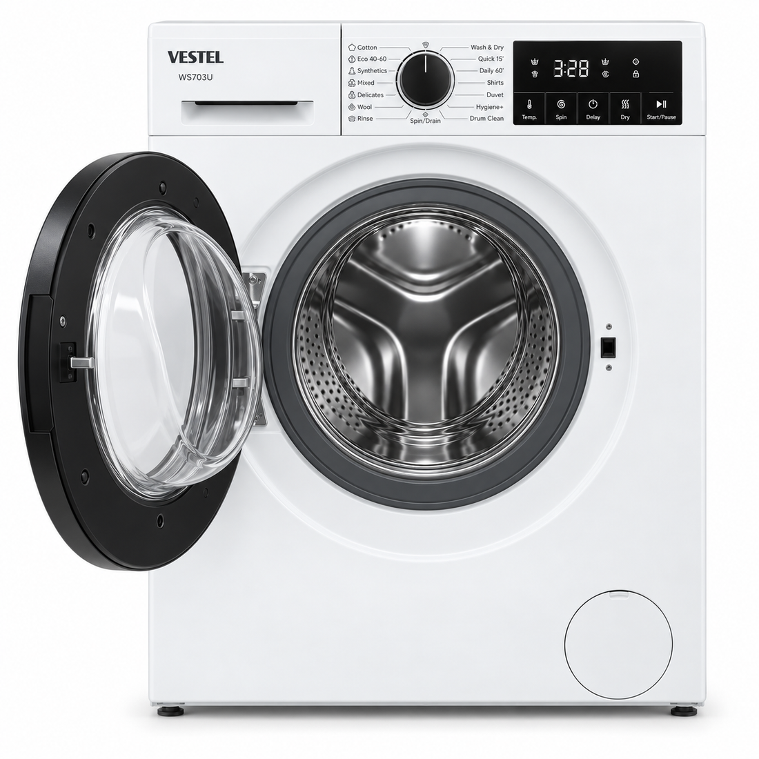 Vestel WS703U Front Load Washer Dryer – Fully Automatic Laundry Appliance