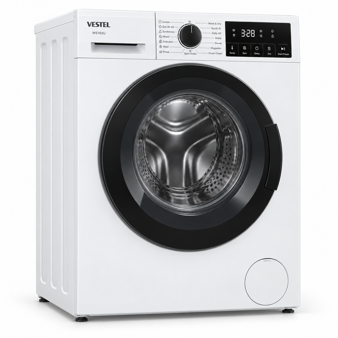 Vestel WS703U Front Load Washer Dryer – Fully Automatic Laundry Appliance