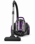 Load image into Gallery viewer, BLACK+DECKER 1800W Bagless Multicyclonic Canister Vacuum Cleaner, Black/Purple – VM1880-B5 - Teq Souq
