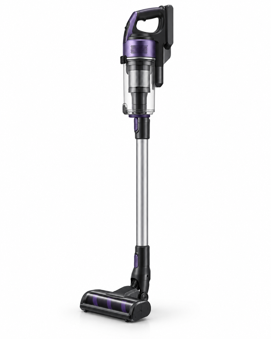 Samsung Jet 60 Complete Cordless Stick Vacuum Cleaner, 150W Suction, 0.8L, Digital Inverter, Violet – VS15A6031R4 - Teq Souq