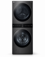 Load image into Gallery viewer, LG WashTower 19kg Washer / 16kg Dryer, AI DD, TurboWash 360, Steam+, Dual Inverter Heat Pump, Black Steel – W1S1CVK2EHM - Teq Souq