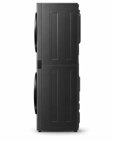 LG WashTower 12kg Washer / 10kg Dryer, AI DD, TurboWash 360, Dual Inverter Heat Pump, ThinQ Wi-Fi, Black – W4W8BVPKZHM - Teq Souq