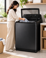 Load image into Gallery viewer, Samsung 12kg Fully Automatic Top Load Washing Machine, Ecobubble, Digital Inverter, Super Speed, Black – WA12CG6745BVGU - Teq Souq