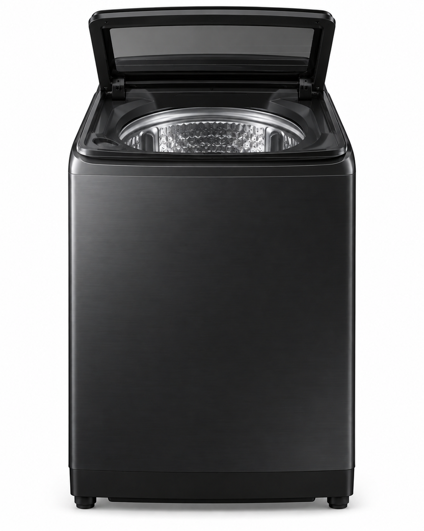 Samsung 13kg Fully Automatic Top Load Washing Machine, Ecobubble, Digital Inverter, Super Speed, Black – WA13CG5745BVSG - Teq Souq