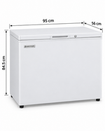Load image into Gallery viewer, Westpoint 190L Net / 250L Gross Chest Freezer, Top Opening, Lock &amp; Key, White – WBXN-2519EWGL - Teq Souq
