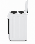 Load image into Gallery viewer, Westpoint 60x60cm 4 Hot Plate Electric Cooker with 62L Oven, Grill &amp; Glass Lid, White – WCER-6604E4 - Teq Souq