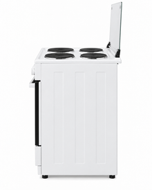 Westpoint 60x60cm 4 Hot Plate Electric Cooker with 62L Oven, Grill & Glass Lid, White – WCER-6604E4 - Teq Souq
