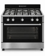 Load image into Gallery viewer, Westpoint 90x60cm 5-Burner Freestanding Gas Cooker with Oven, Full Safety, Stainless Steel – WCLR-9650G0CIID - Teq Souq