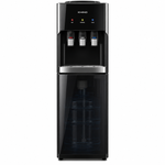 Load image into Gallery viewer, KHIND 7L Bottom Load Water Dispenser, 3 Taps, Hot, Normal &amp; Cold Water, Child Lock, Black &amp; Silver – WD-3BP - Teq Souq