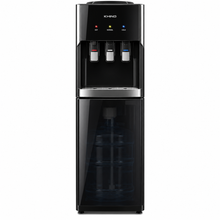 KHIND 7L Bottom Load Water Dispenser, 3 Taps, Hot, Normal & Cold Water, Child Lock, Black & Silver – WD-3BP - Teq Souq