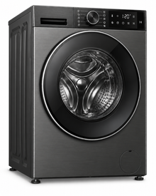 Hisense 3S Series 10.5kg Wash / 6kg Dry Front Load Washer Dryer, 1400 RPM, Inverter Motor, Titanium Grey – WD3S1043BT - Teq Souq