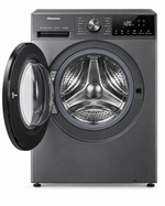 Load image into Gallery viewer, Hisense 3S Series 9kg Wash / 6kg Dry Front Load Washer Dryer, 1400 RPM, Inverter Motor, Wi-Fi, Titanium Grey – WD3S9043BT - Teq Souq