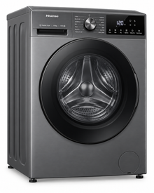 Hisense 3S Series 9kg Wash / 6kg Dry Front Load Washer Dryer, 1400 RPM, Inverter Motor, Wi-Fi, Titanium Grey – WD3S9043BT - Teq Souq