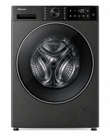 Hisense 5S Series 12kg Wash / 8kg Dry Front Load Washer Dryer, 1400 RPM, Wi-Fi, Auto Dosing, Black – WD5S1245BB - Teq Souq