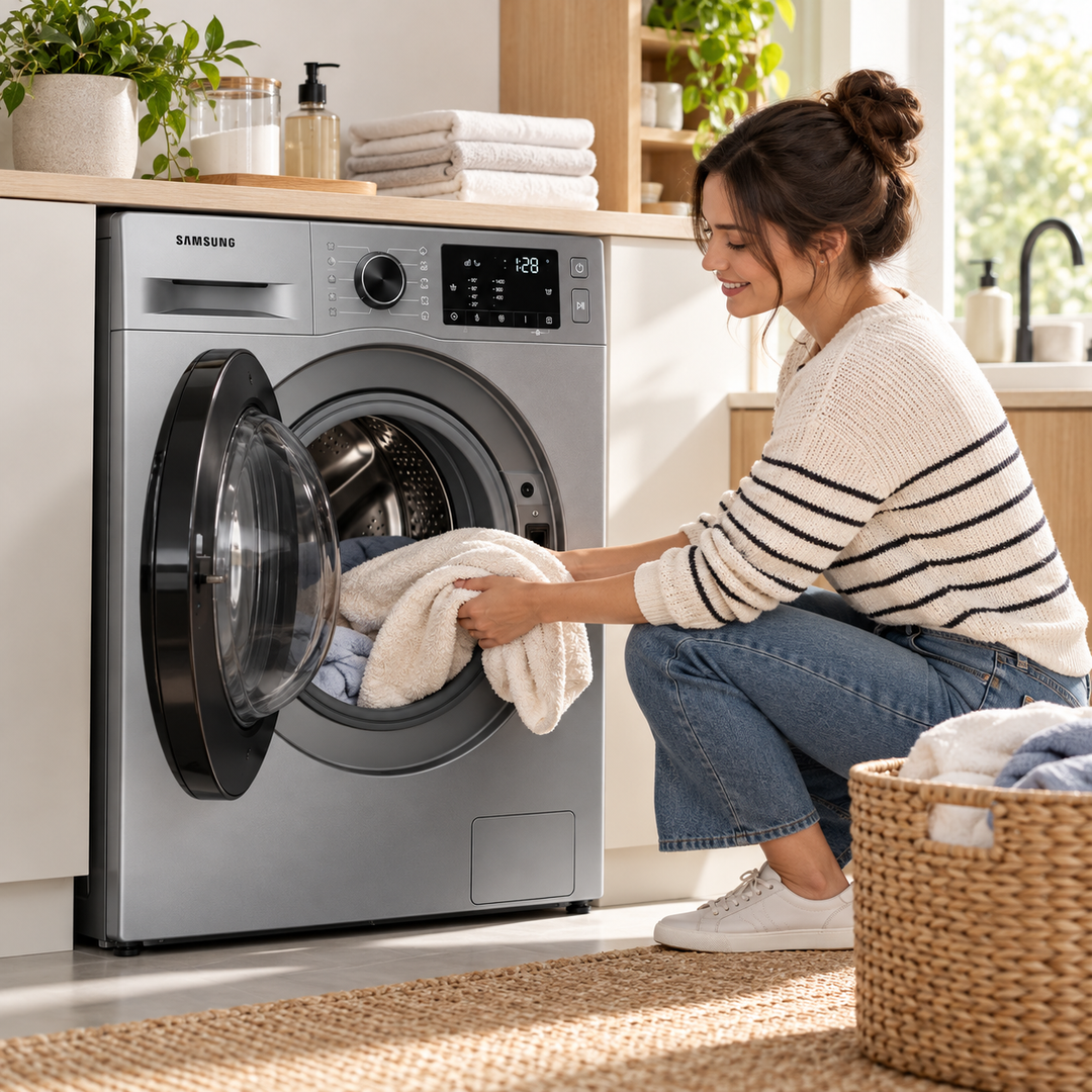 Samsung Front Load Washer Dryer Combo – WD80TA4060AX - Teq Souq