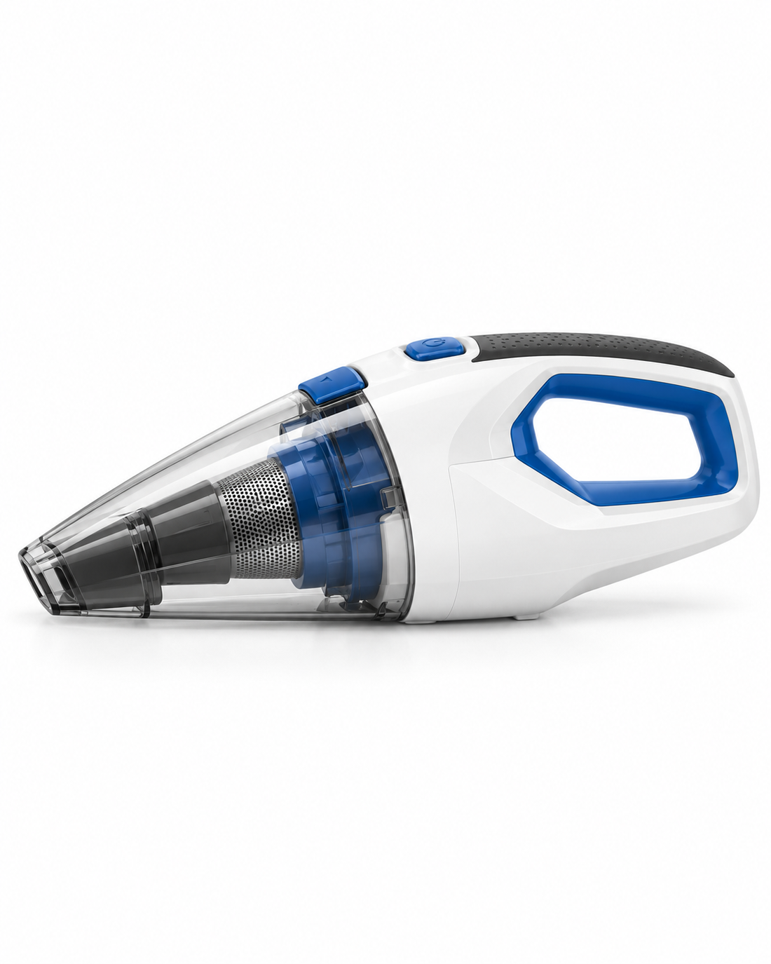 BLACK+DECKER 3.6V Cordless Wet & Dry Handheld Vacuum Cleaner, 385ml, Rechargeable Dustbuster, White/Blue – WDC115WA-B5 - Teq Souq