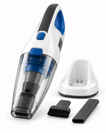 Load image into Gallery viewer, BLACK+DECKER 3.6V Cordless Wet &amp; Dry Handheld Vacuum Cleaner, 385ml, Rechargeable Dustbuster, White/Blue – WDC115WA-B5 - Teq Souq