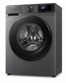 Hisense 3M Series 10.5kg Front Load Washing Machine, 1400 RPM, Direct Drive Inverter, Colour Display – WF3M1042DB - Teq Souq