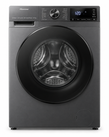 Hisense 3M Series 10.5kg Front Load Washing Machine, 1400 RPM, Direct Drive Inverter, Colour Display – WF3M1042DB - Teq Souq
