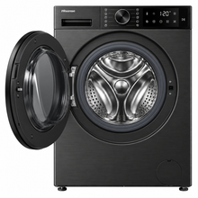 Hisense 5S Series 12kg Front Load Washing Machine, 1400 RPM, Inverter Motor, Smart Wi-Fi, Auto Dosing, Black – WF5S1245BB - Teq Souq