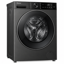 Hisense 5S Series 12kg Front Load Washing Machine, 1400 RPM, Inverter Motor, Smart Wi-Fi, Auto Dosing, Black – WF5S1245BB - Teq Souq