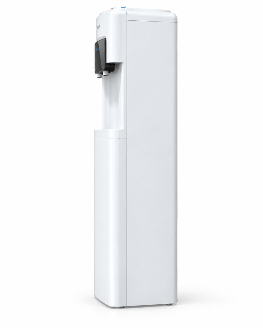 Westpoint Top Load Hot & Cold Water Dispenser, 2 Taps, Built-in Refrigerator, White – WFQN-3017DP - Teq Souq