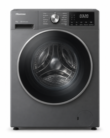 Hisense 8kg Front Load Washing Machine, 1200 RPM, Inverter Motor, Jet Wash, Titanium Grey – WFQP8012JTS - Teq Souq