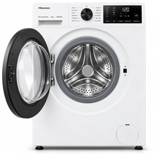 Hisense 8kg Front Load Washing Machine, 1200 RPM, Inverter Motor, Steam Wash, White – WFSQ8012VMW - Teq Souq