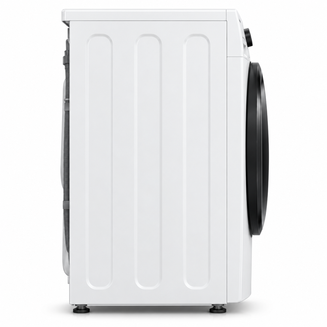 Hisense 8kg Front Load Washing Machine, 1200 RPM, Inverter Motor, Steam Wash, White – WFSQ8012VMW - Teq Souq