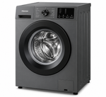 Load image into Gallery viewer, Hisense 7kg Front Load Washing Machine, 1200 RPM, Steam Wash, 15 Programs, Titanium Grey – WFVB7012MT - Teq Souq