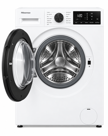 Hisense 7kg Front Load Washing Machine, 1200 RPM, Steam Wash, 15 Programs, White – WFVB7012M - Teq Souq