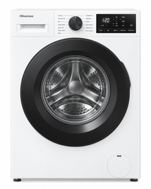 Hisense 7kg Front Load Washing Machine, 1200 RPM, Steam Wash, 15 Programs, White – WFVB7012M - Teq Souq